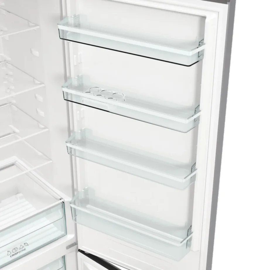 Gorenje NRK6202ES4 200 cm hall eraldiseisev No Frost LED-ekraaniga kombikülmik - 21
