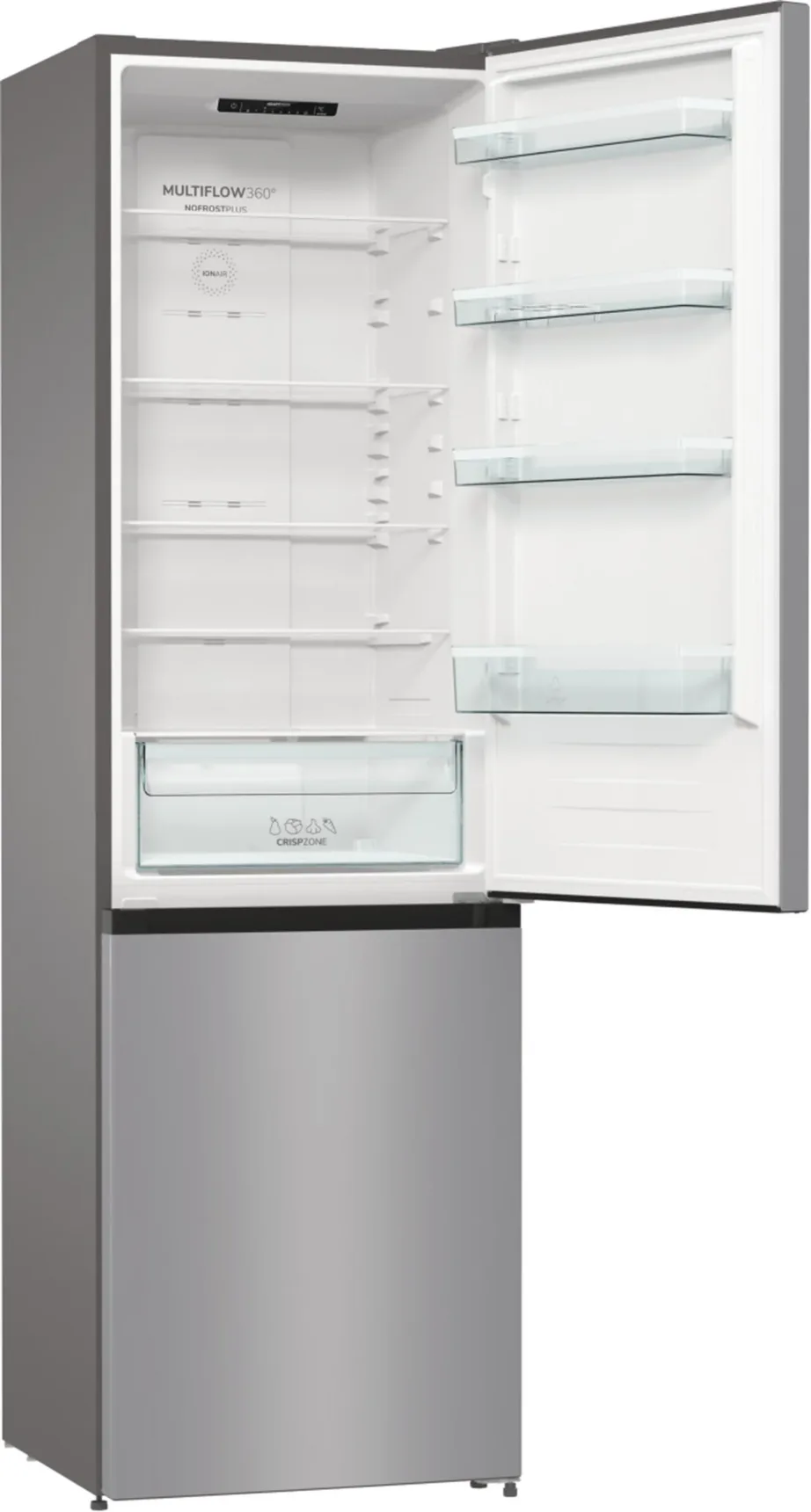 Gorenje NRK6202ES4 200 cm hall eraldiseisev No Frost LED-ekraaniga kombikülmik - 24