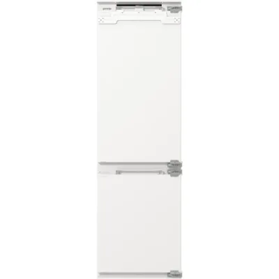 Gorenje valge sisseehitatav kombikülmik No Frost eestvaates