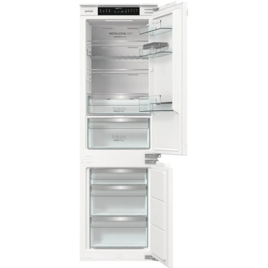 Gorenje NRKI517E82WF 177,2 cm valge sisseehitatav No Frost kombikülmik alumise sügavkülmikuga – 4