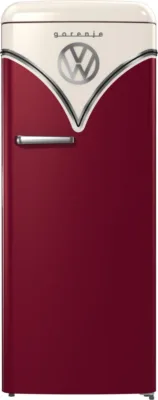 Punane retro külmik sügavkülmaga, Gorenje OBRB615DR