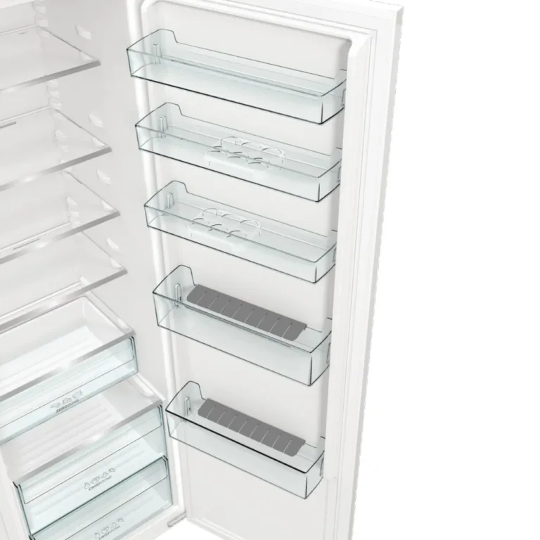 Gorenje külmiku sisemus, Multiflow 360 ja 3 klaasriiulit