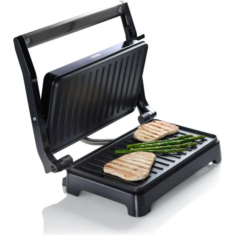 Gorenje lauagrill avatud, grillitud suupisted sees