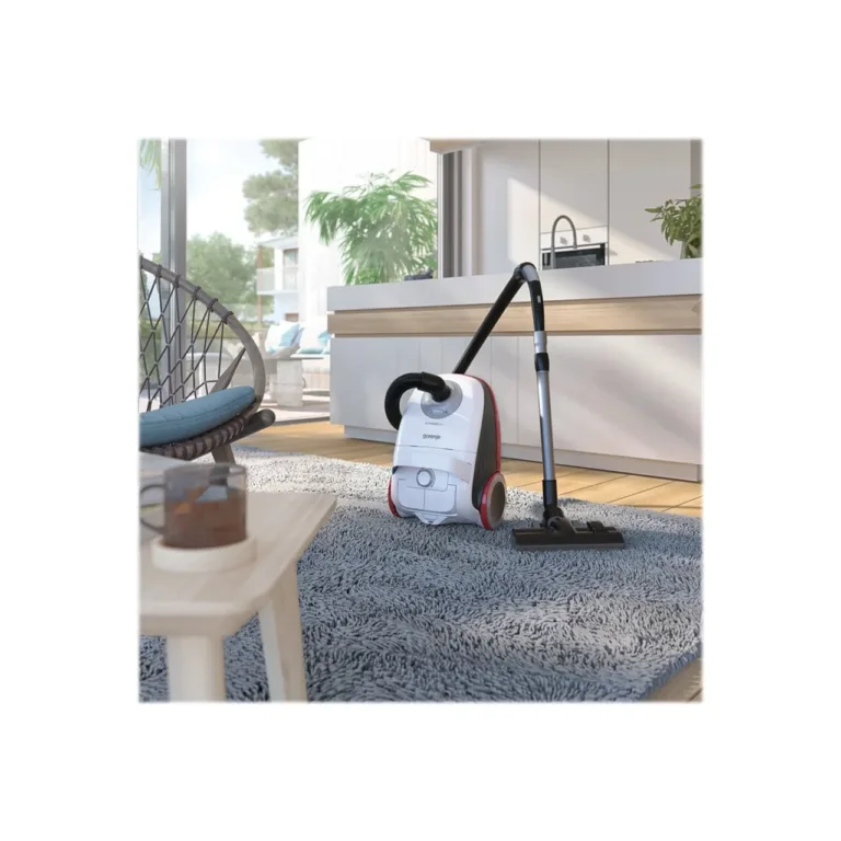Gorenje tolmuimeja kotiga tagantvaates HEPA filtriga