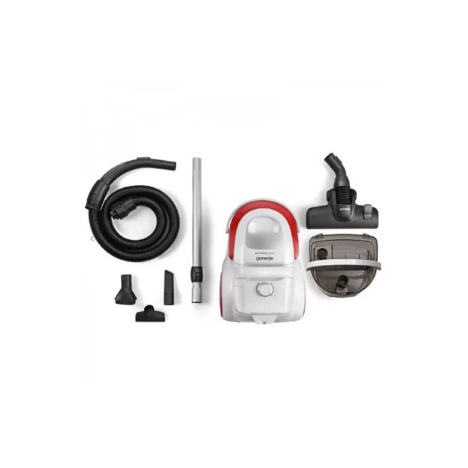 Gorenje VCEB01GAWWF valge/punane veefiltriga tolmuimeja 800 W 3 L HEPA – 3