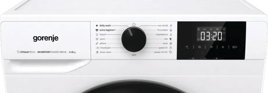 Gorenje W3NGPI62SBS 6 kg 60 cm eestlaetav pesumasin LCD-ekraani ja aurufunktsiooniga – 8