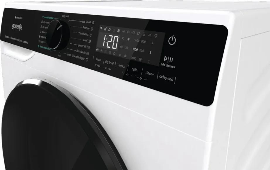 Gorenje WD2PA1X64ADW valge 10,5 kg esilaadungiga pesumasin-kuivati A/D Wi-Fi, LED, aurufunktsioon – 7