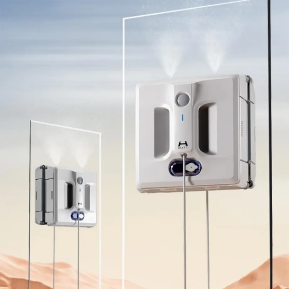 HUTT A1 valge juhtmega aknapuhastusrobot 6000 Pa imemisvõimsusega – 10