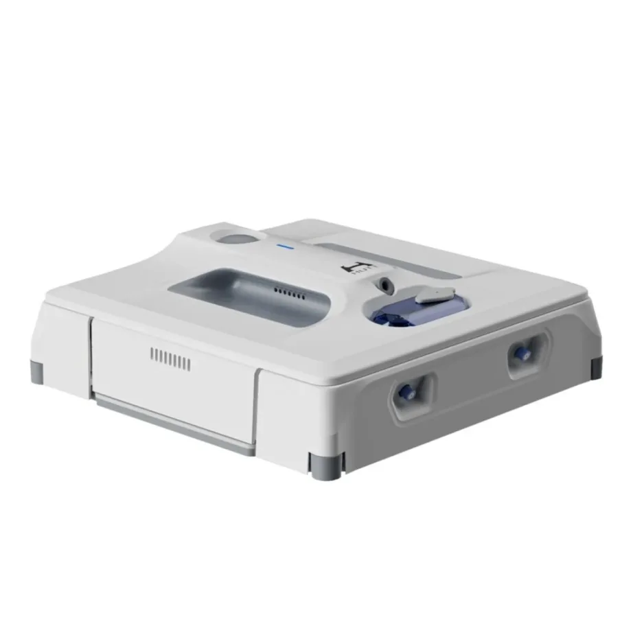 HUTT A1 valge juhtmega aknapuhastusrobot 6000 Pa imemisvõimsusega – 6