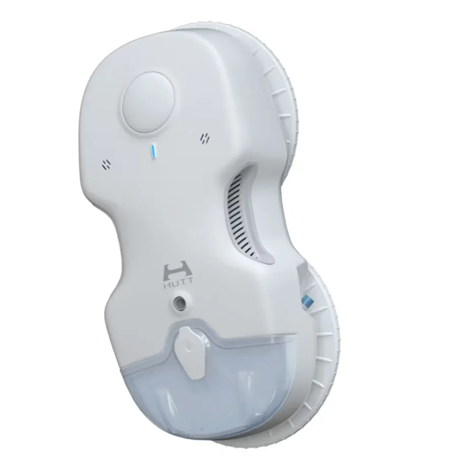 HUTT C65 valge juhtmega aknapuhastusrobot 3800 Pa, 0,08 l veepaak, kaugjuhtimispuldiga – 3