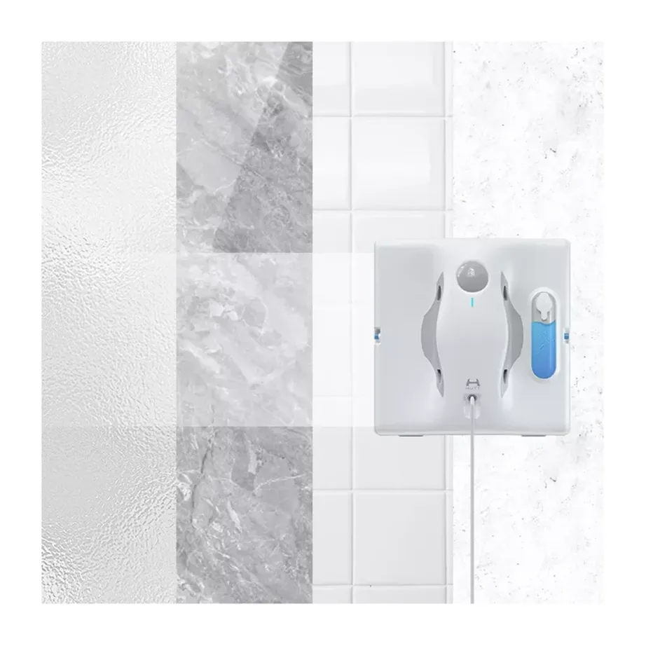 HUTT W8 valge juhtmega aknapuhastusrobot pihustifunktsiooniga 24,1 cm – 4