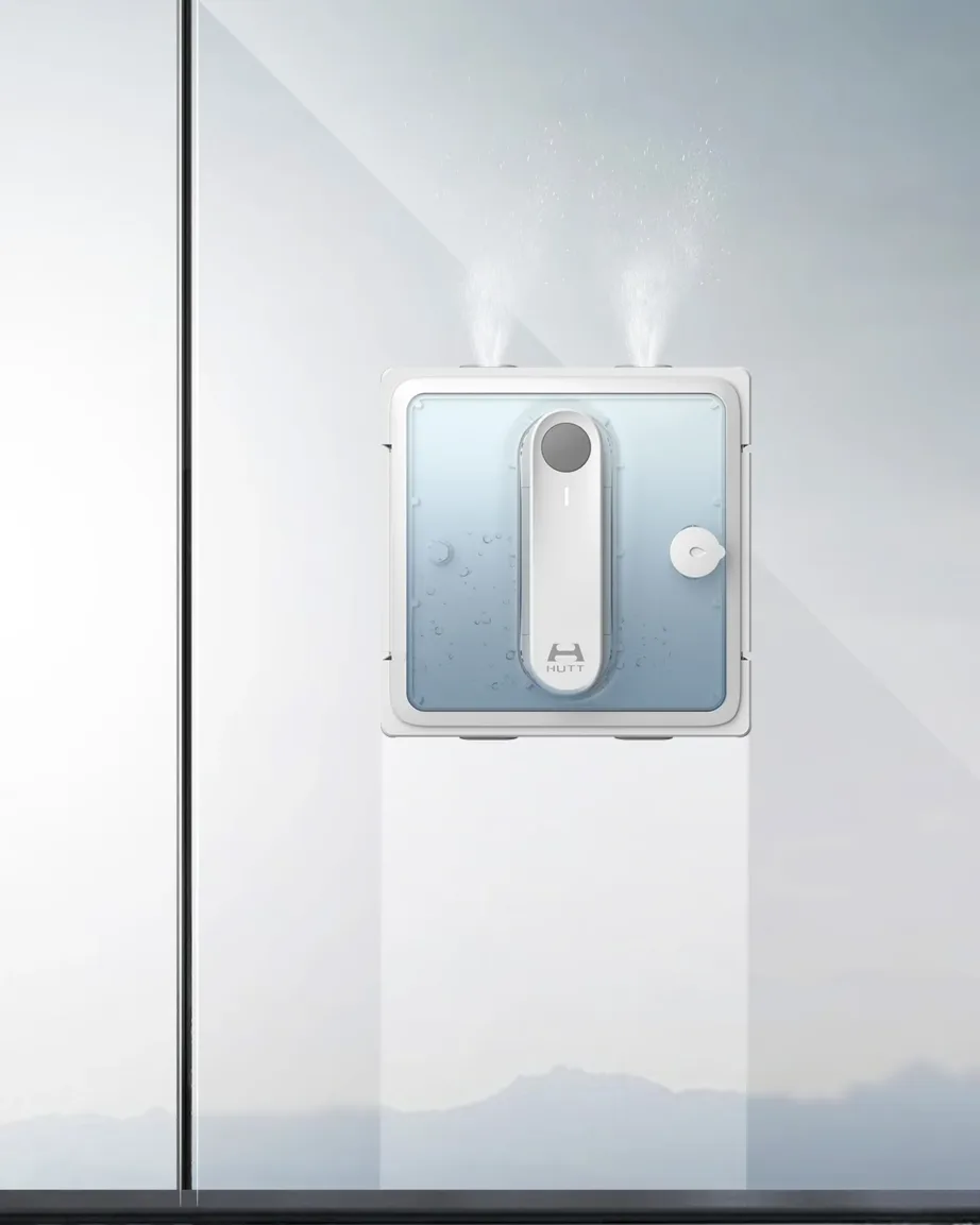 HUTT W9 valge juhtmega aknapesurobot, 3800 Pa, kaugjuhtimispuldiga – 3