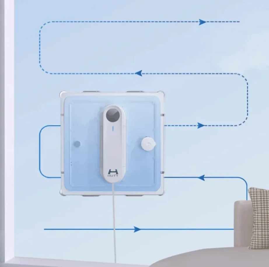 HUTT W9 valge juhtmega aknapesurobot, 3800 Pa, kaugjuhtimispuldiga – 5