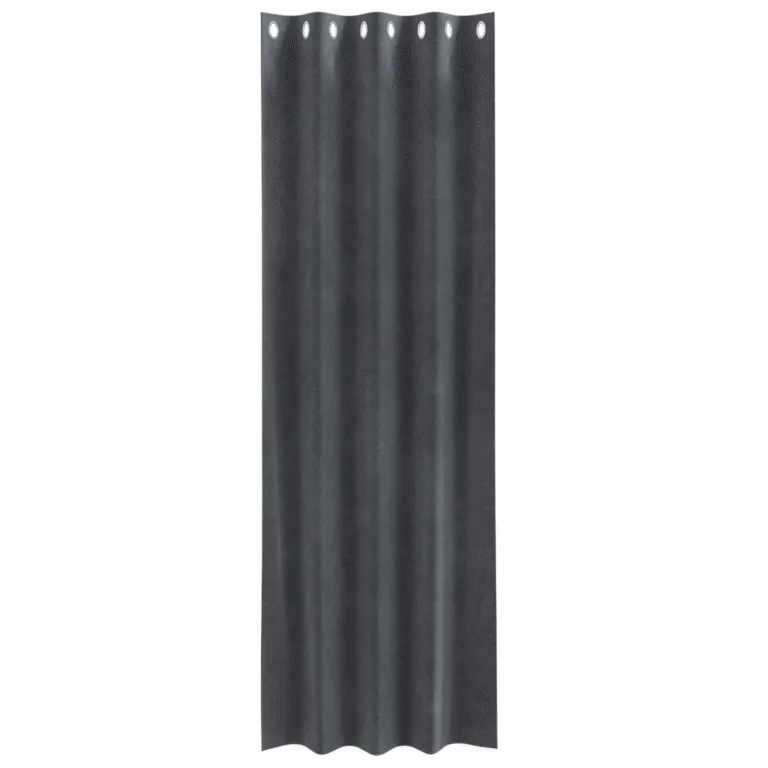 Mustad pimendavad kardinad kahe kaupa Helehall samet - Image 3