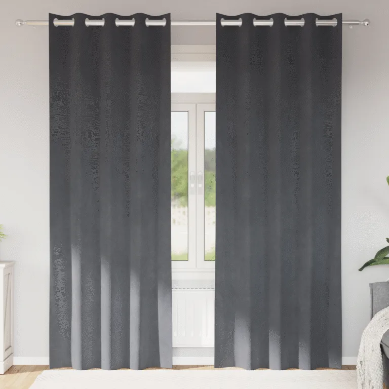 Kardinad silmadega 2 tk Super Helehall Samet - Image 1