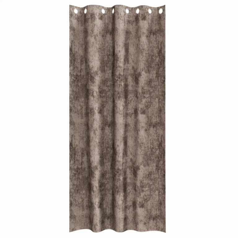 Satiinist kardinad 2 tk öökangardiinidega Kohvi 245x140 cm - Image 3