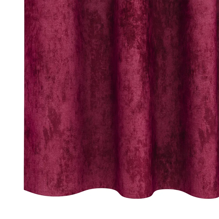 Sammaldatud Kardinad 2 tk Silmadega Burgundi Punane 245x140 cm - Image 5