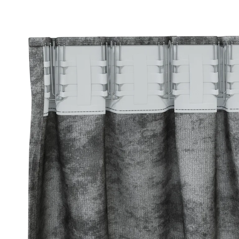 Satiin Kardinad 2 tk silmadega Hall 175x140 cm - Image 4