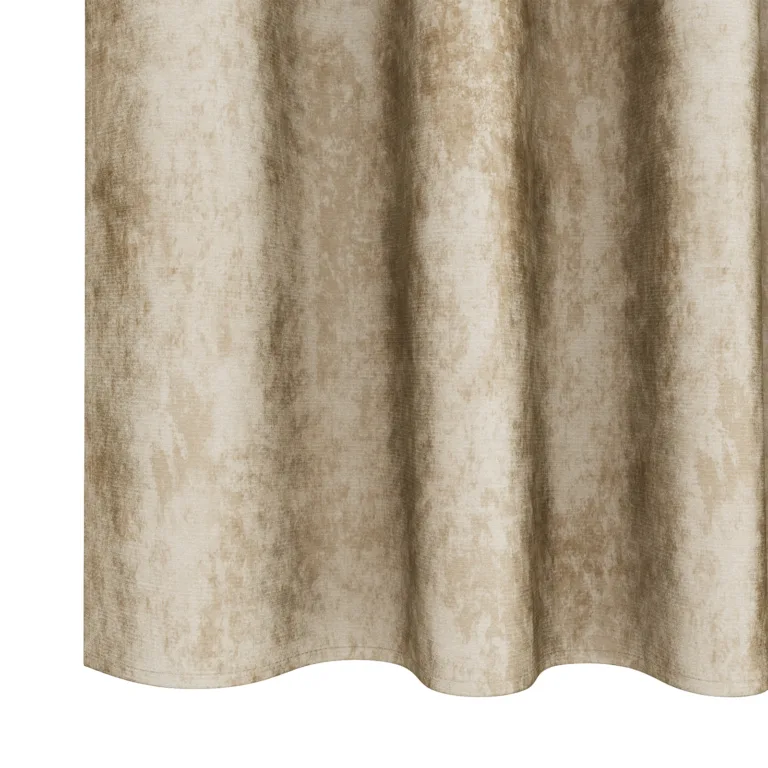 Satiinkardinad 2 tk tikutaskuga kreem 225x140 cm - Image 5