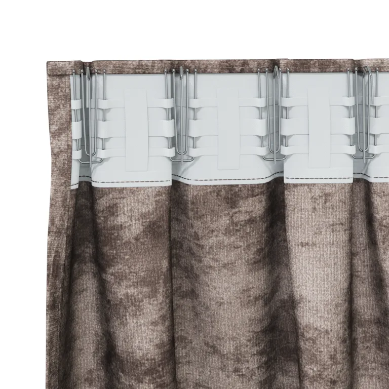 Sametkardinaadid 2 tk silmadega Kappuccino 245x140 cm - Image 4