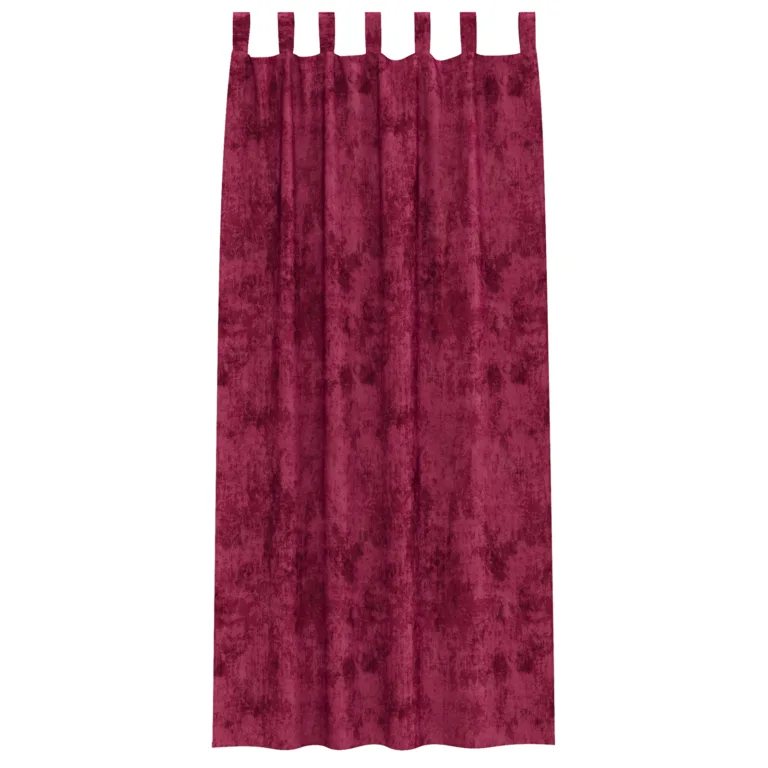 Satiinkardinad 2 tk silmadega Burgundiapunane 260x140 cm - Image 3