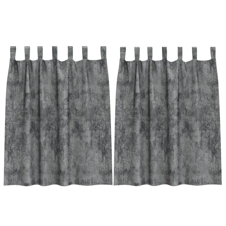 Sametkardinaadid 2 tk silmadega Hall 140x140 cm - Image 2