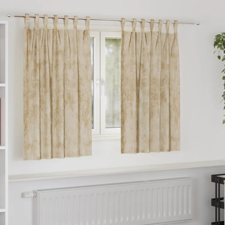 Siluetträtikud 2 tk silmadega kreemis 140x140 cm - Image 1