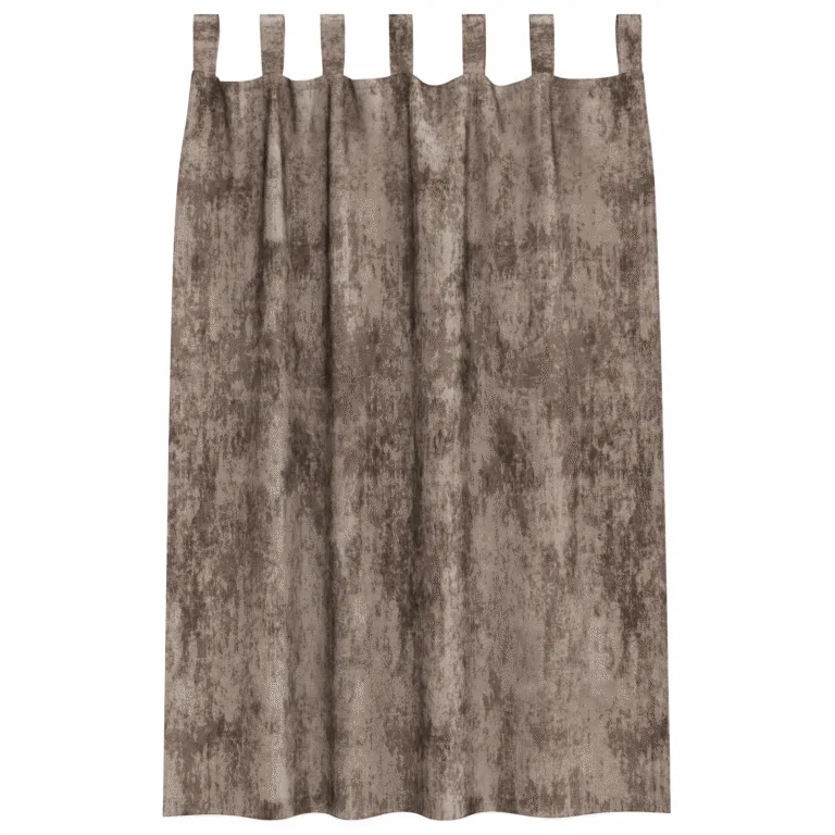 Samatikardinad 2 tk silmadega Kohvi 175x140 cm - Image 3