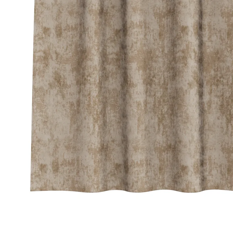 Satiin kardinad 2 tk silmadega šampanja 245x140 cm - Image 5