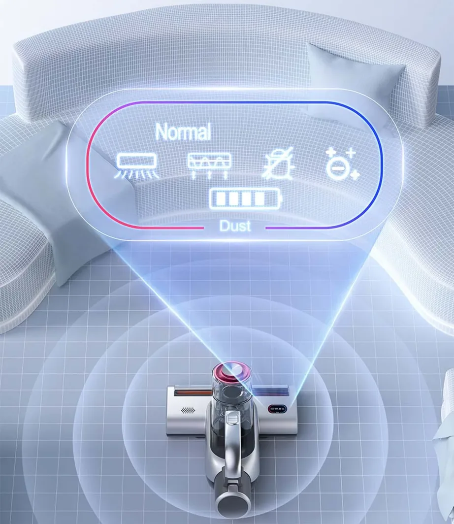 Jimmy BD7 Pro Double Cup juhtmevaba käsitolmuimeja UV-C steriliseerimisega hall – 4