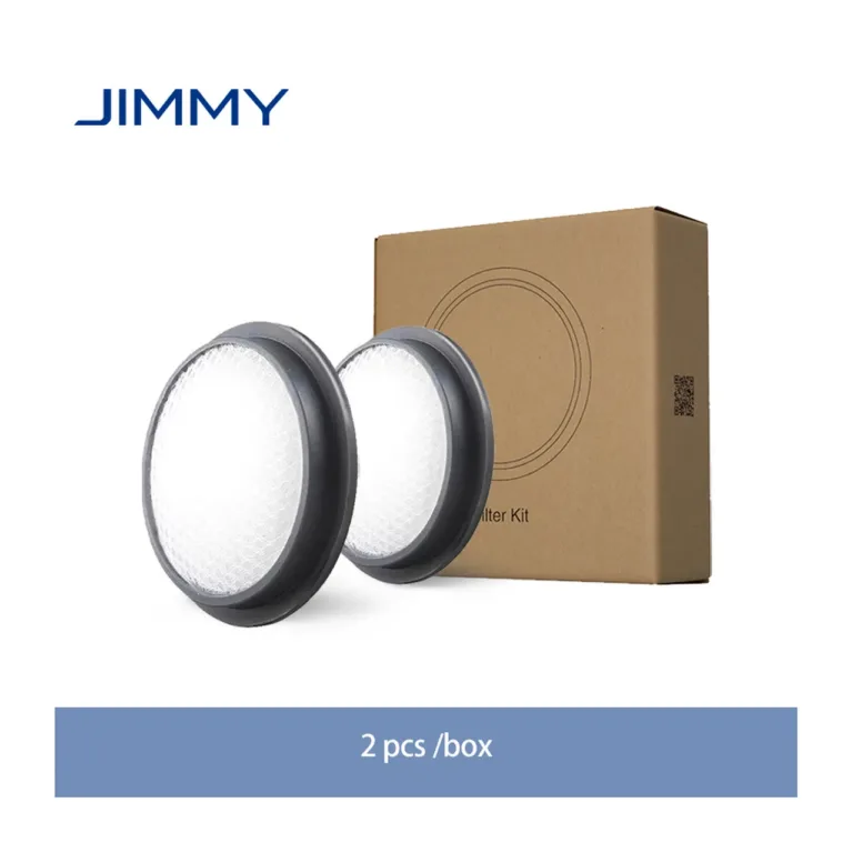 Jimmy tolmuimeja filtrikomplekt kahe ümmarguse filtriga karbi ees