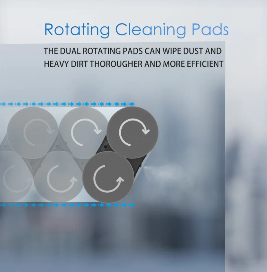 Mamibot W110-P Plus valge/pruun juhtmega aknapesurobot veepaagiga ja kaugjuhtimisega – 2