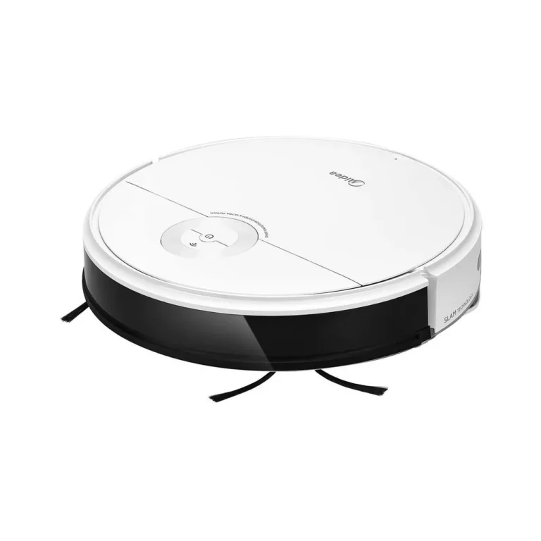 Midea I5C valge robottolmuimeja laadimisjaama juures