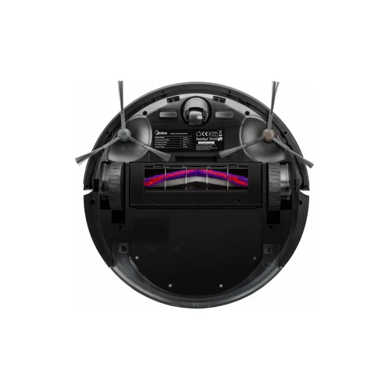 Midea robot-tolmuimeja altvaates sinise mopiga