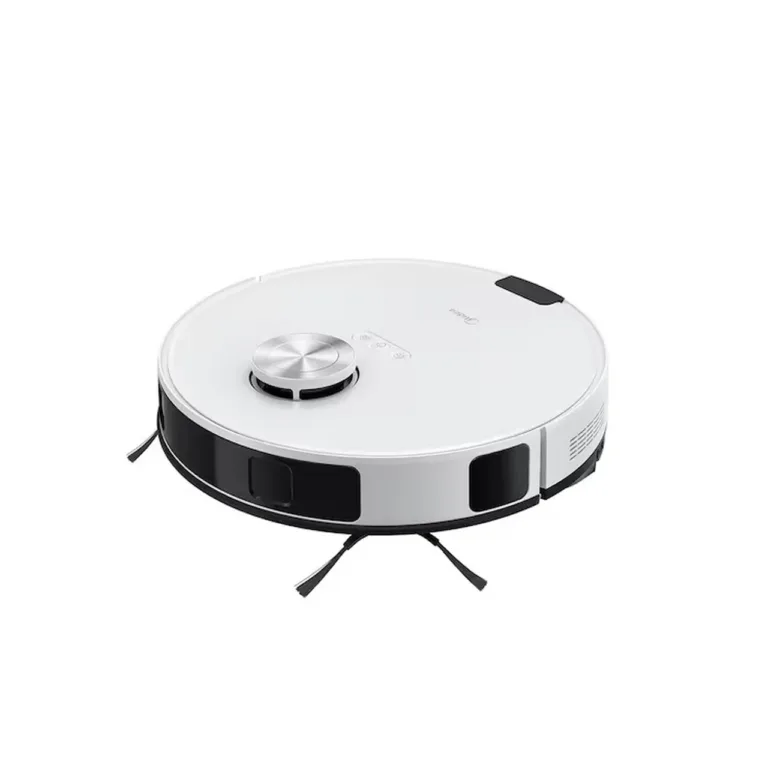 Midea M9 valge robot tolmuimeja mopiga pealtvaates