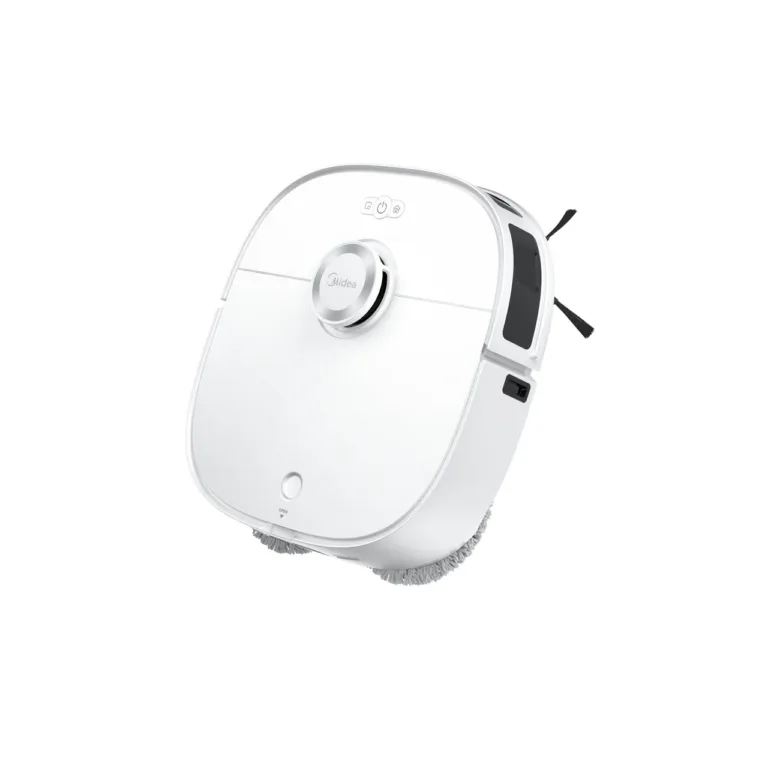 Midea V12 robot tolmuimeja puhastab põrandat lemmikloomaga