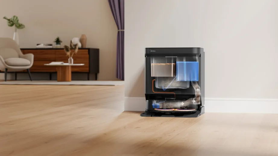 Midea V15 must märg- ja kuivrobot-tolmuimeja laseriga, 3 L tolmuanum, 16 200 Pa – 9