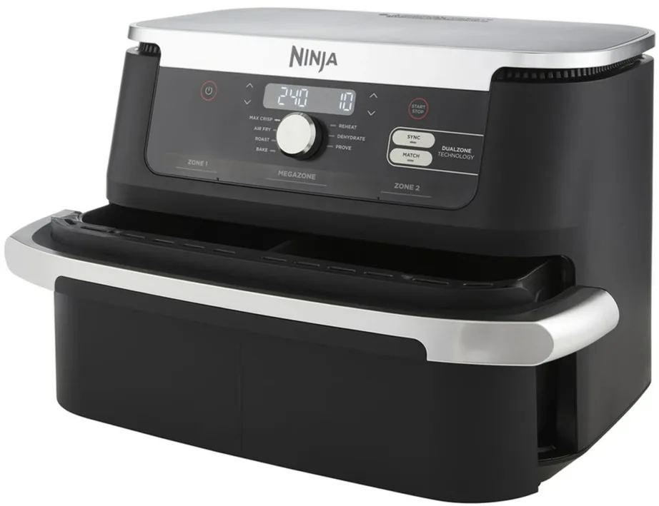 NINJA AF500EU Foodi FlexDrawer Double Air Fryer 10,4 l must digitaalne kuumaõhufritüür