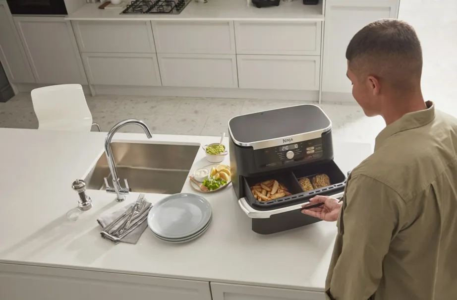 NINJA AF500EU Foodi FlexDrawer Double Air Fryer 10,4 l must digitaalne kuumaõhufritüür – 3