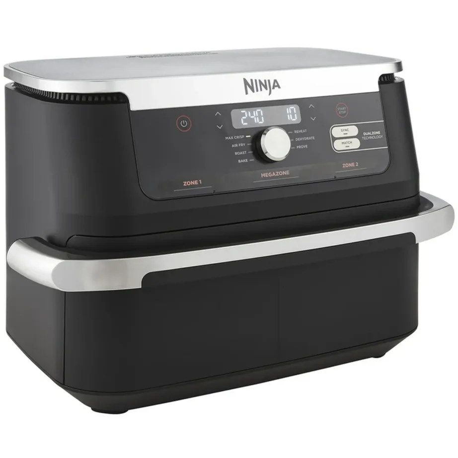 NINJA AF500EU Foodi FlexDrawer Double Air Fryer 10,4 l must digitaalne kuumaõhufritüür – 4