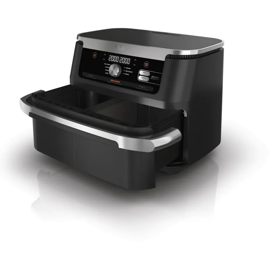 NINJA AF500EU Foodi FlexDrawer Double Air Fryer 10,4 l must digitaalne kuumaõhufritüür – 9