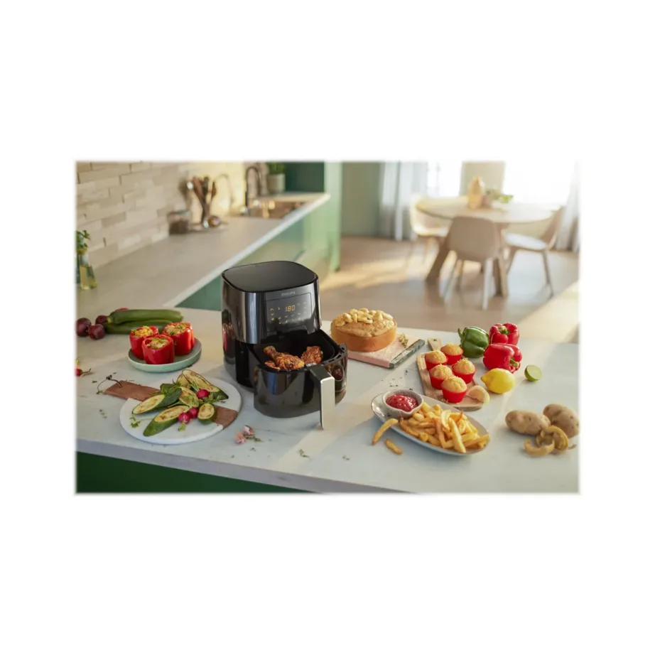 Philips Air Fryer HD9252/70 4,1 L must/hõbe kuumaõhufritüür 1400 W mahutavusega - 2