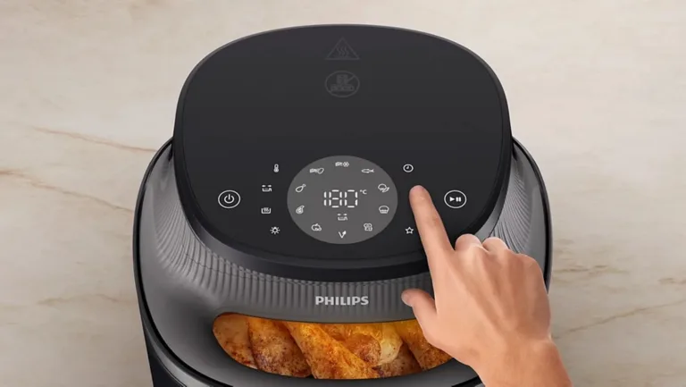 Philips Airfryer NA332/00 juhtpaneel ja vaateakna detail