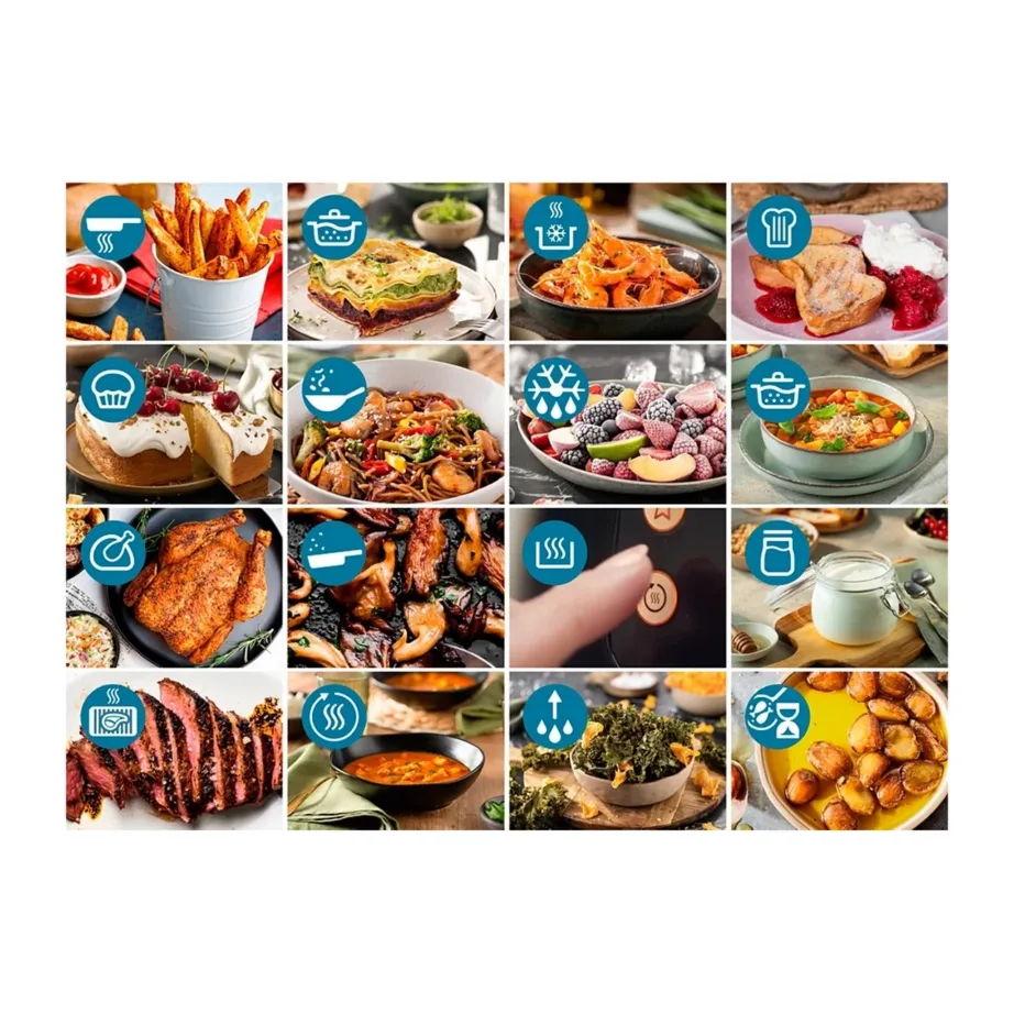 Philips Airfryer NA332/00 3000 Series 6,2 l 1700 W must kuumõhufritüür 32,4 cm – 6