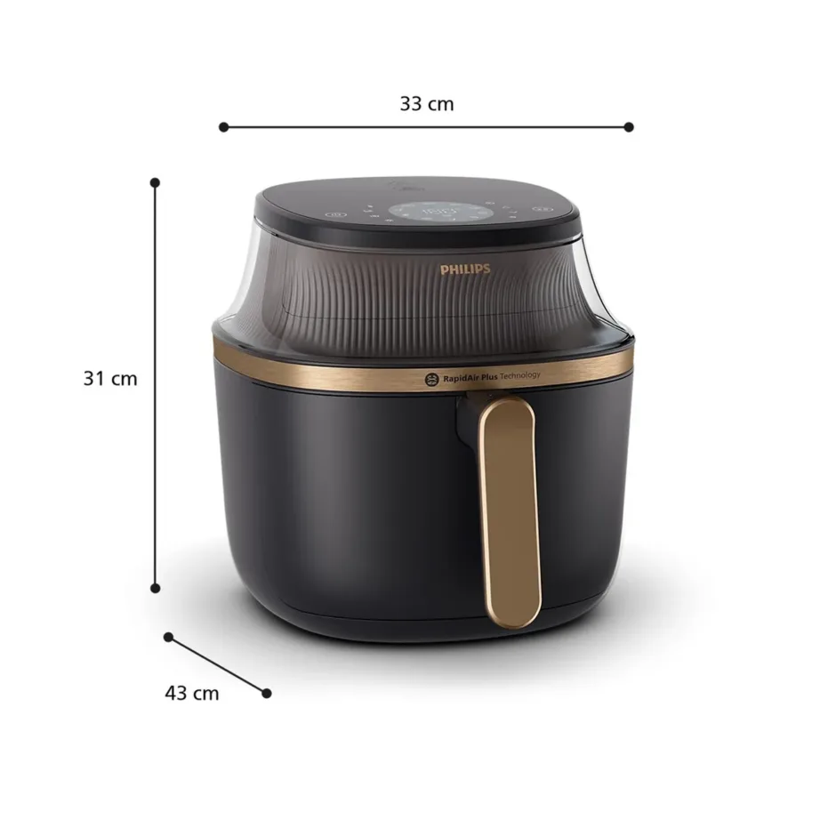 Philips Airfryer NA332/00 3000 Series 6,2 l 1700 W must kuumõhufritüür 32,4 cm – 7