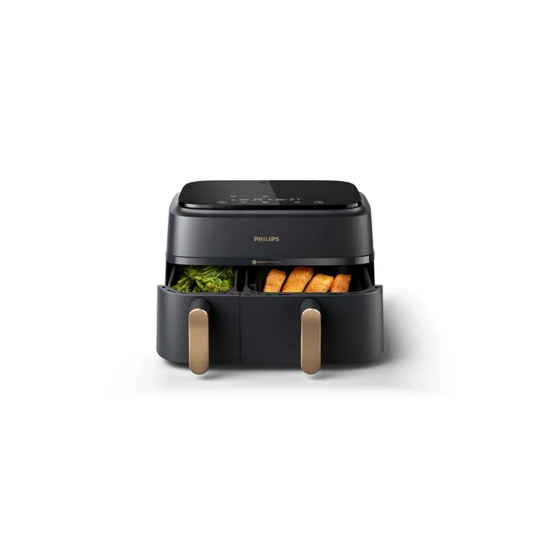 Suur Philips Airfryer fritüür avatud sahtlitega