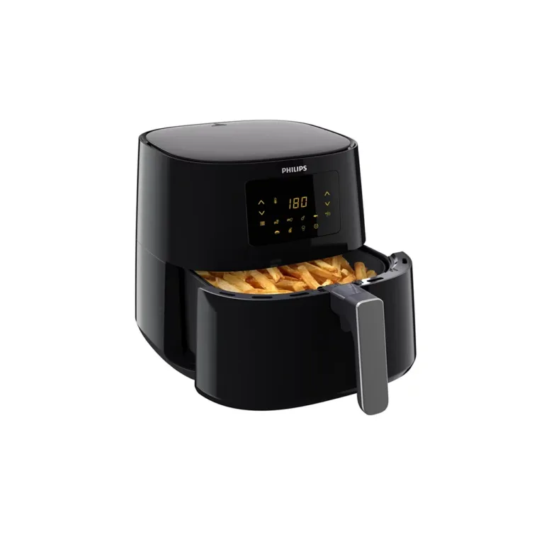 Philips Airfryer XL must külgvaade juhtpaneeliga