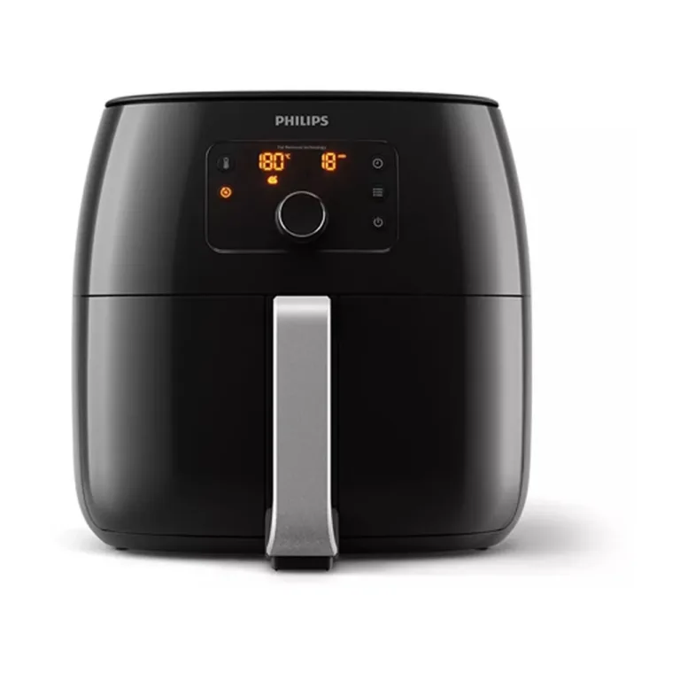 must Philips Airfryer XXL Premium esivaates ekraaniga