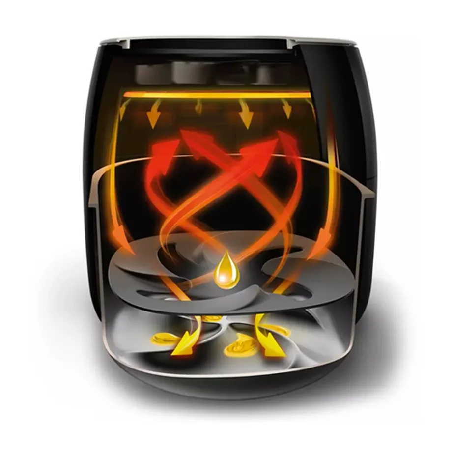 Philips Airfryer XXL Premium HD9650/90 7,3 L must Rapid Air tehnoloogiaga – 2