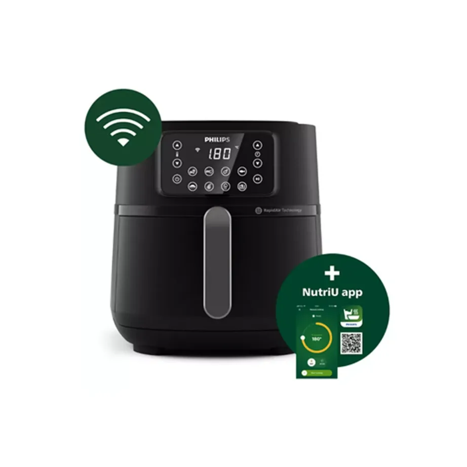 Philips HD9285/93 5000 Series XXL Connected Airfryer 7,2 L must digitaalne kuumaõhufritüür 30 cm – 3